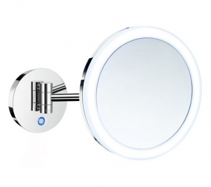 Rak-/sminkspegel, LED, X5,  Smedbo i gruppen Badrumstillbehr / Speglar hos Badrumsbutiken.se (FK485EP-SMED)