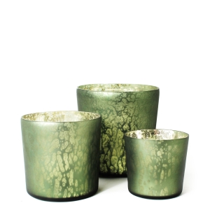 Crystal Cylinder Green, ljushållare, Kamelo i gruppen Badrumstillbehör / Övrigt hos Badrumsbutiken.se (3GSML-KAMEr)