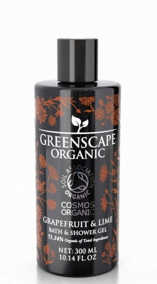 Bath & Shower gel Grapefruit och Lime, 300 ml, Greenscape i gruppen Välbefinnande / Body Care hos Badrumsbutiken.se (52692-GREE)