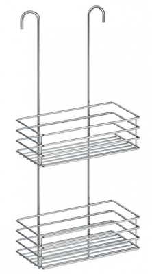 Dubbel duschkorg fr duschblandare, krom, Beslagsboden i gruppen Badrumstillbehr / Hyllor hos Badrumsbutiken.se (B1215-BESLAGS)